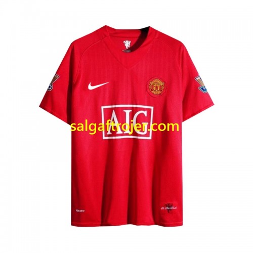 Manchester United 2007 Fodboldtrøjer Retro Hjemmebanesæt Langærmet Manchester United 2007 Fodboldtrøjer Retro Hjemmebanesæt Langærmet